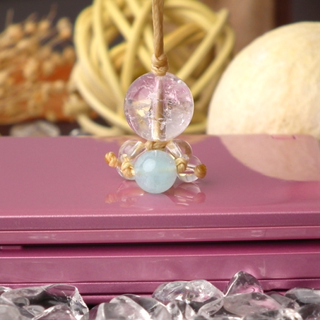 【誕生石 ストラップ アクアマリン】プティ・ボヌール ストラップ シリーズ【ベイビー】 3月誕生石