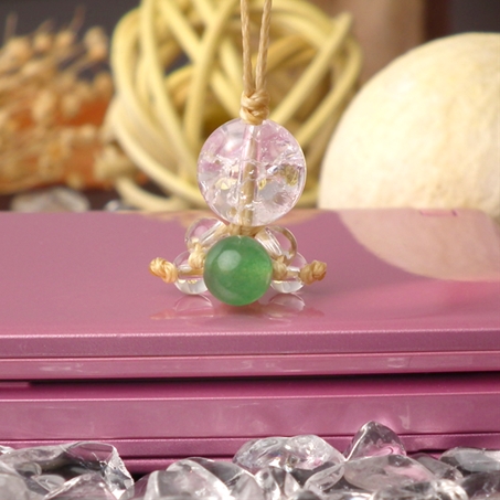 【誕生石 ストラップ アベンチュリン】プティ・ボヌール ストラップ シリーズ【ベイビー】 5月誕生石