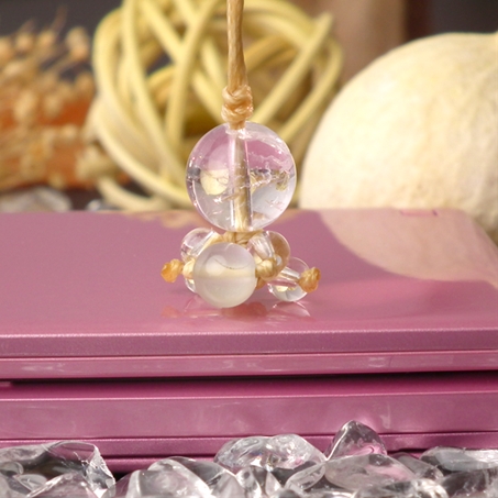 【誕生石 ストラップ ムーンストーン】プティ・ボヌール ストラップ シリーズ【ベイビー】 6月誕生石