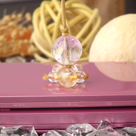 【誕生石 ストラップ シトリン】プティ・ボヌール ストラップ シリーズ【ベイビー】 11月誕生石