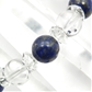 ラピスラズリ×水晶 天然石 ブレスレット