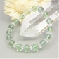 グリーンフローライト×水晶 天然石 ブレスレット