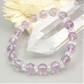ラベンダーアメジスト×水晶 天然石 ブレスレット