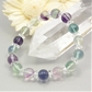 フローライト×水晶 天然石 ブレスレット