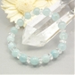 アクアマリン×水晶 天然石 ブレスレット