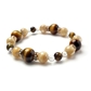 タイガーアイ×マザーオブパール×オーラクォーツ 天然石 ブレスレット