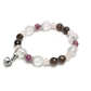 ルビー×モルガナイト×スモーキークォーツ 天然石 ブレスレット