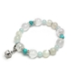 ターコイズ×アクアマリン×シルバームーンストーン 天然石 ブレスレット