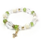 ペリドット×マザーオブパール 天然石 ブレスレット