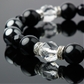 ブラックトルマリン×オニキス×ヘマタイト×水晶 天然石 ブレスレット